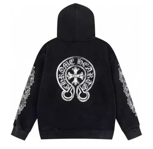 Chrome Zip Hoodie