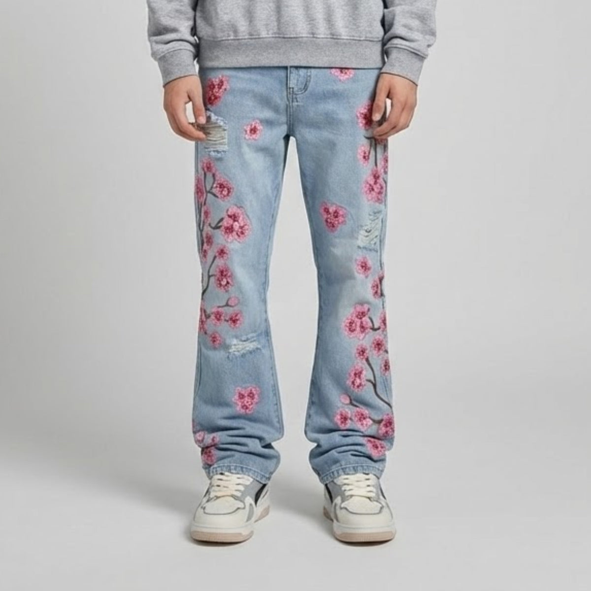 Roses Blue Denim