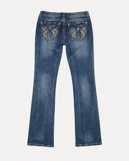 Midnight Wing Straight Jeans