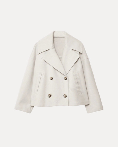 Heritage Cropped Wool Coat