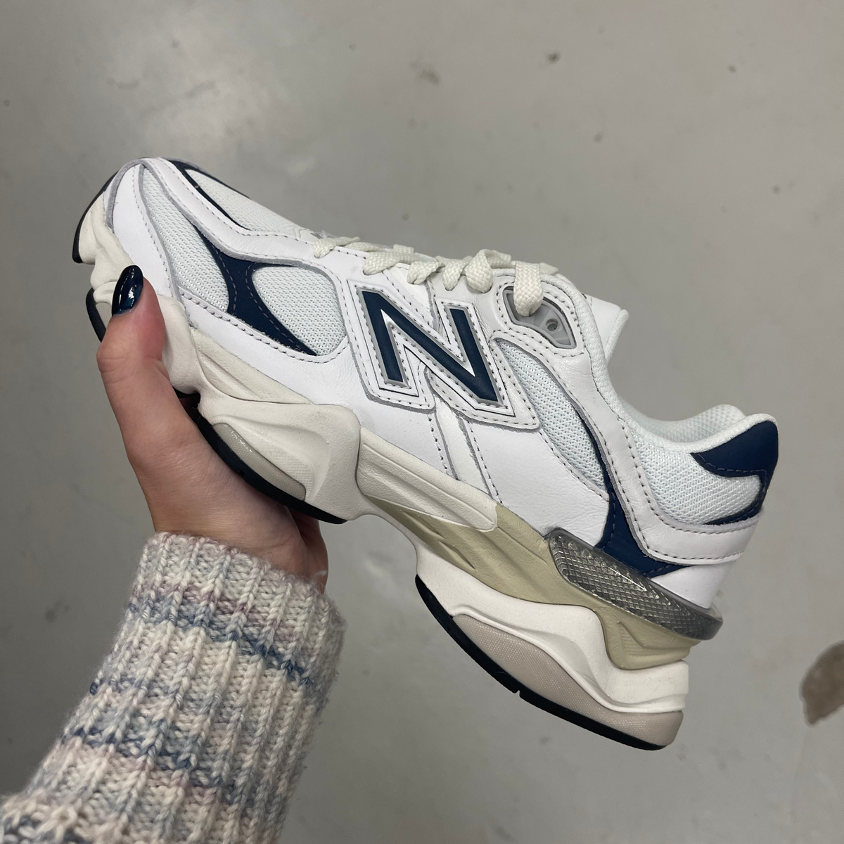 New Balance 9060 White Navy