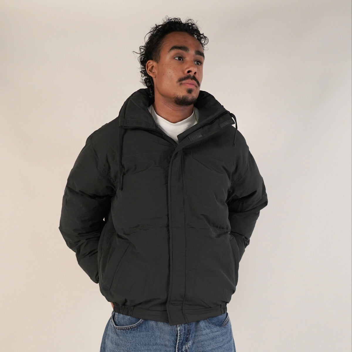 Fear of God Essentials FW19 Puffer Jacket Black