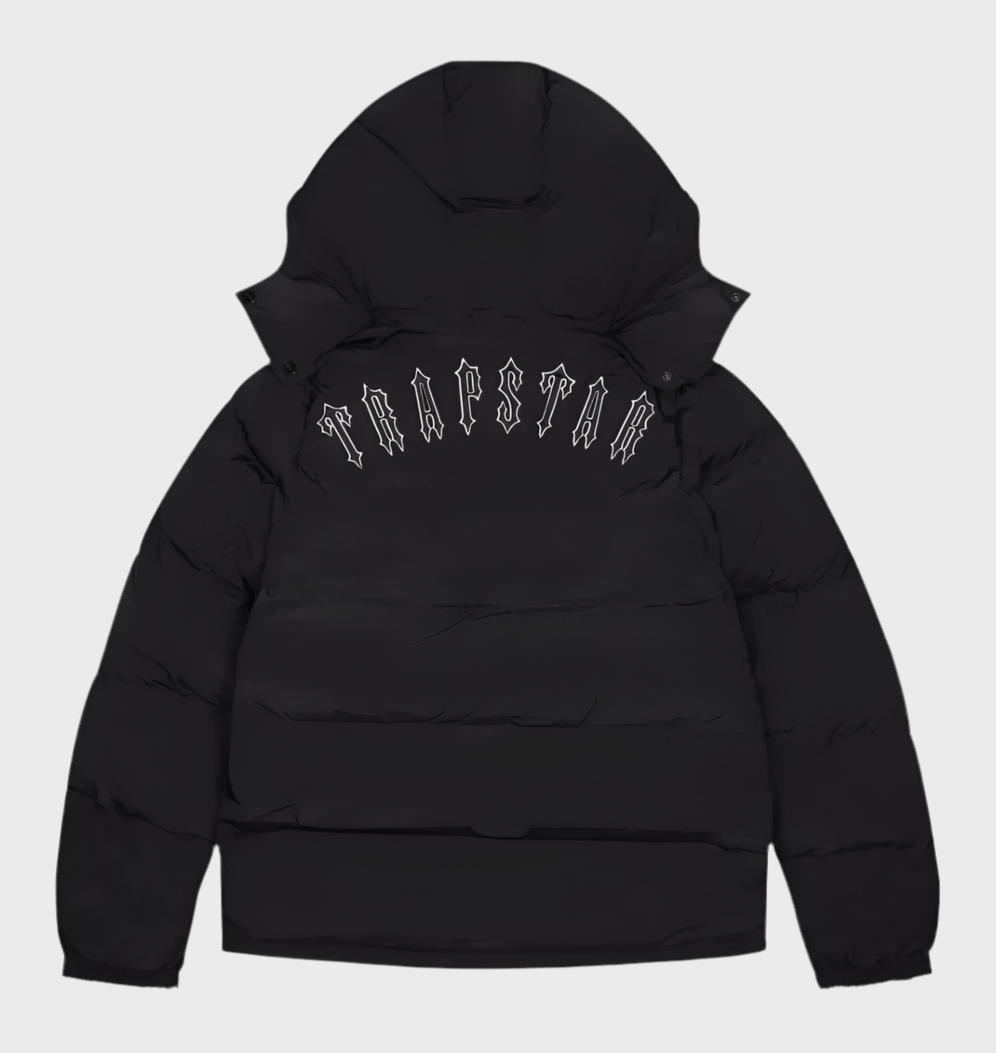 TS Irongate Detachable Hooded Puffer Jacket Black