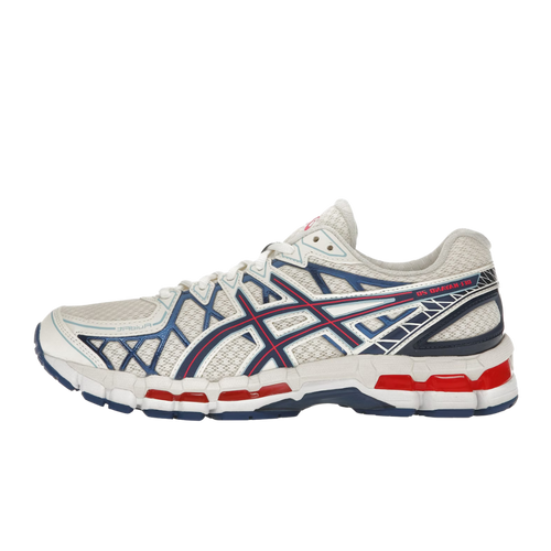 ASICS Gel-Kayano 20 Cream Blue Red