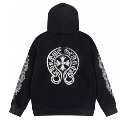 Chrome Zip Hoodie