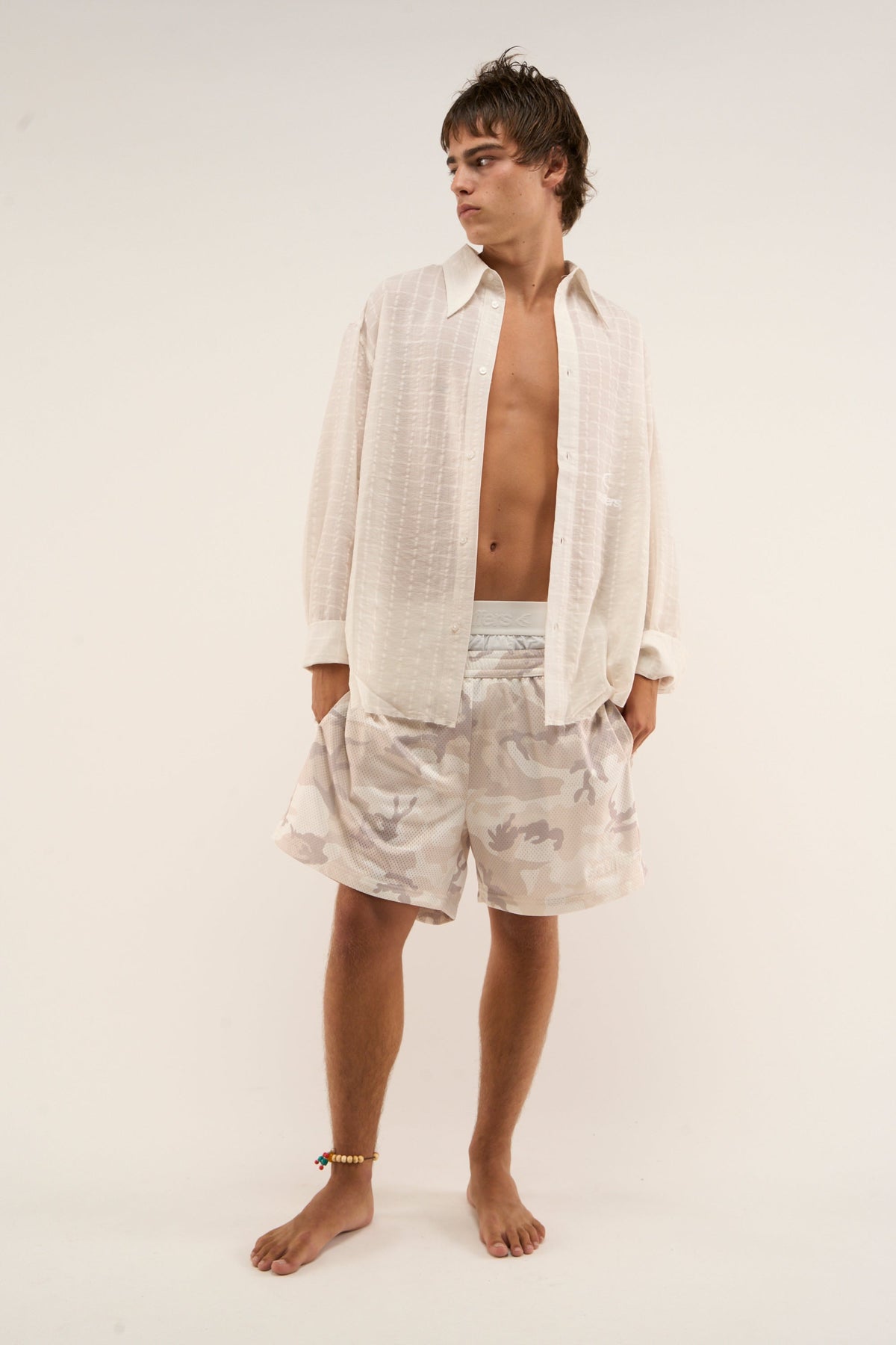 70s Summer Ecru Shirt