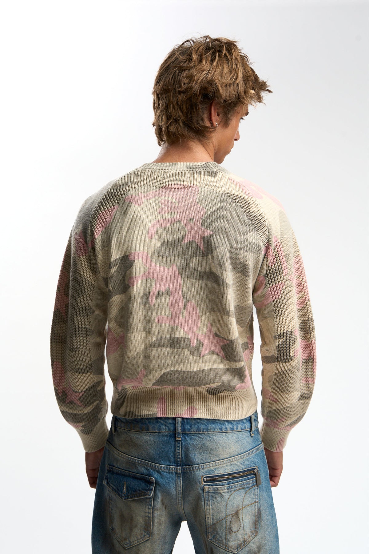 Climax Pink Camo Knit