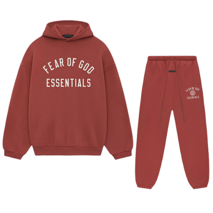 Fear of God Essentials FW24 Crimson Full set
