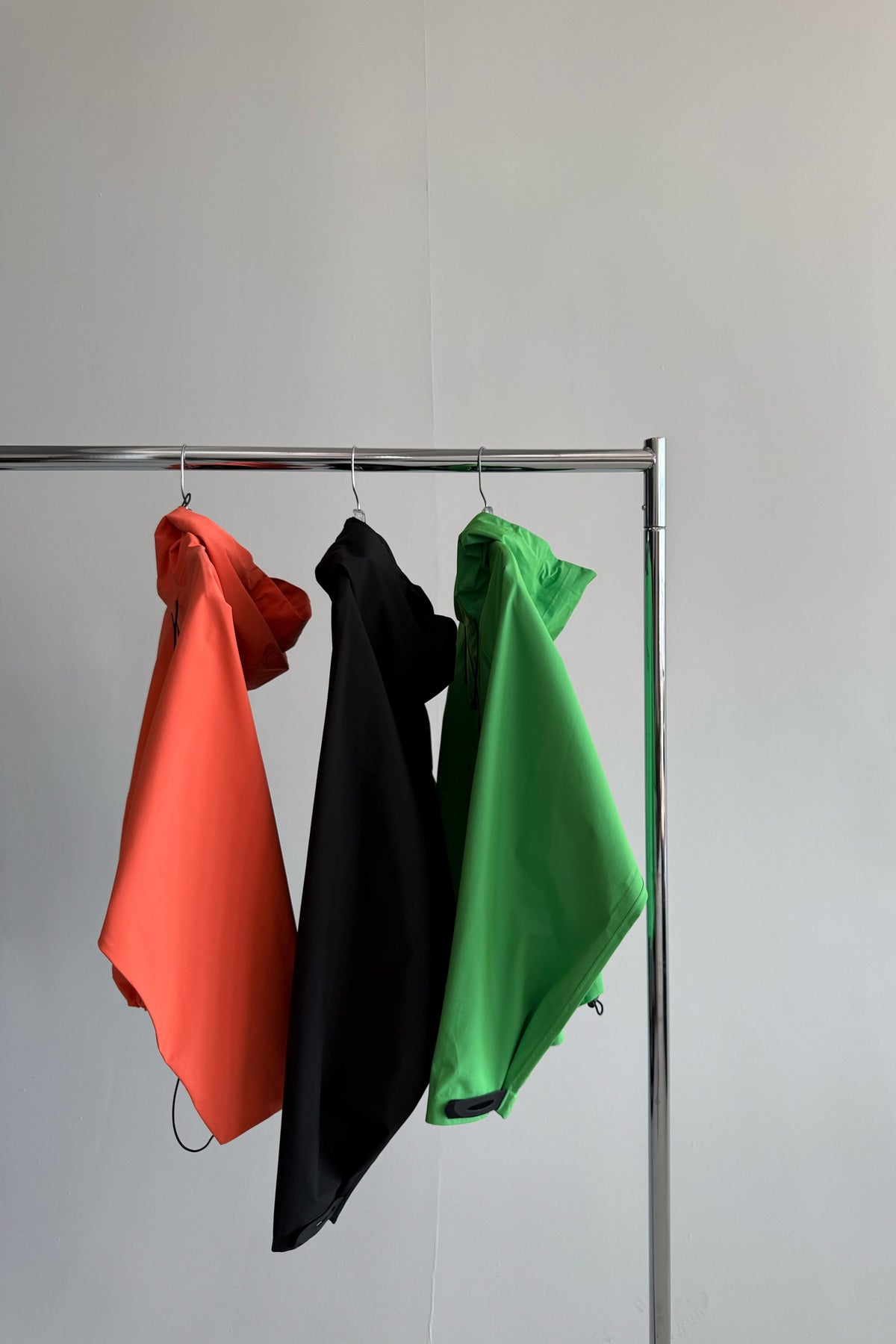 Essence Black Windbreaker