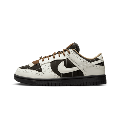 Nike Women's Sneakers Dunk Low LX Brogue Pinstripe