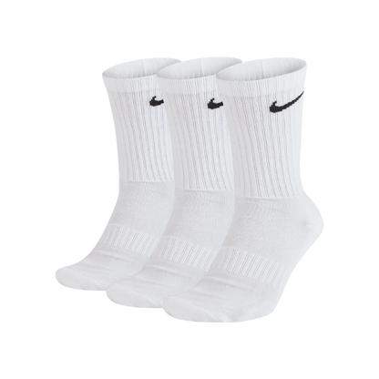 Nike Everyday Cushioned Sports Socks 3 Pack White