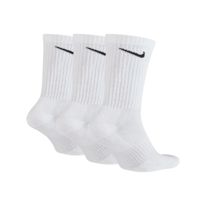 Nike Everyday Cushioned Sports Socks 3 Pack White