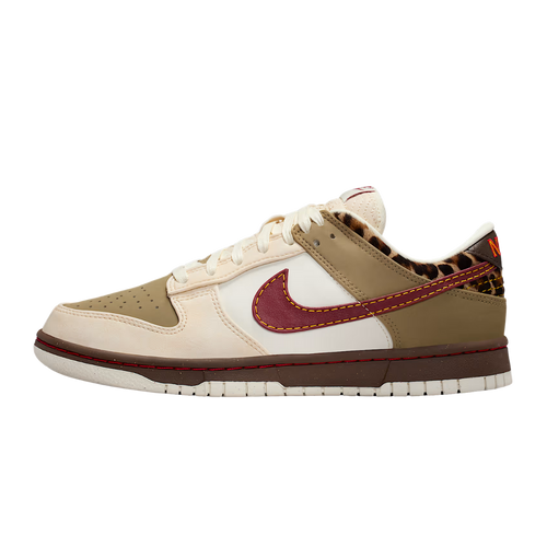 Nike Dunk Low Retro Khaki Team Red Pearl White