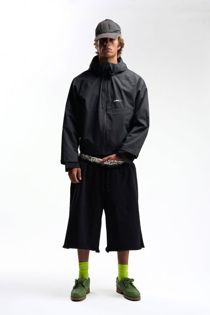 Essence Black Windbreaker
