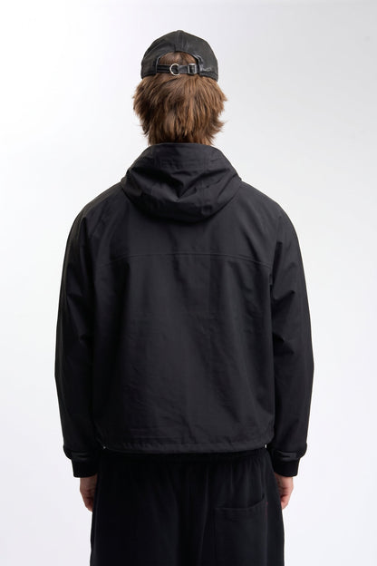 Essence Black Windbreaker