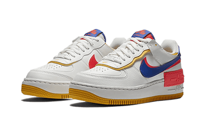 Nike Air Force 1 Shadow White Flash Crimson Astronomy Blue