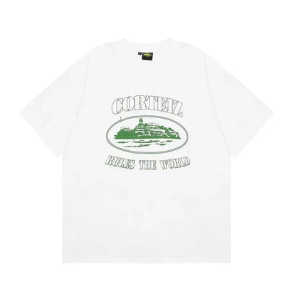 Alcatraz White Green T-shirt