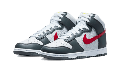 Nike Dunk High Embossed Basketball Grey Red
