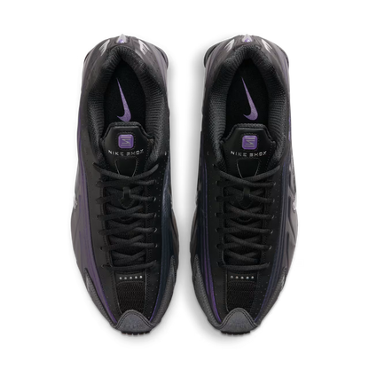 Nike Shox R4 Black Metallic Silver Purple Dynasty
